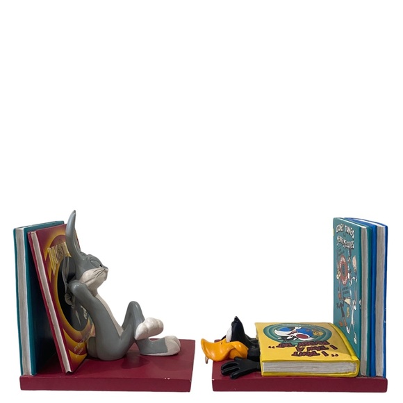 Vintage Warner Brothers Looney Tunes DAFFY Bookend Cartoon Classics Collectible - Picture 10 of 10